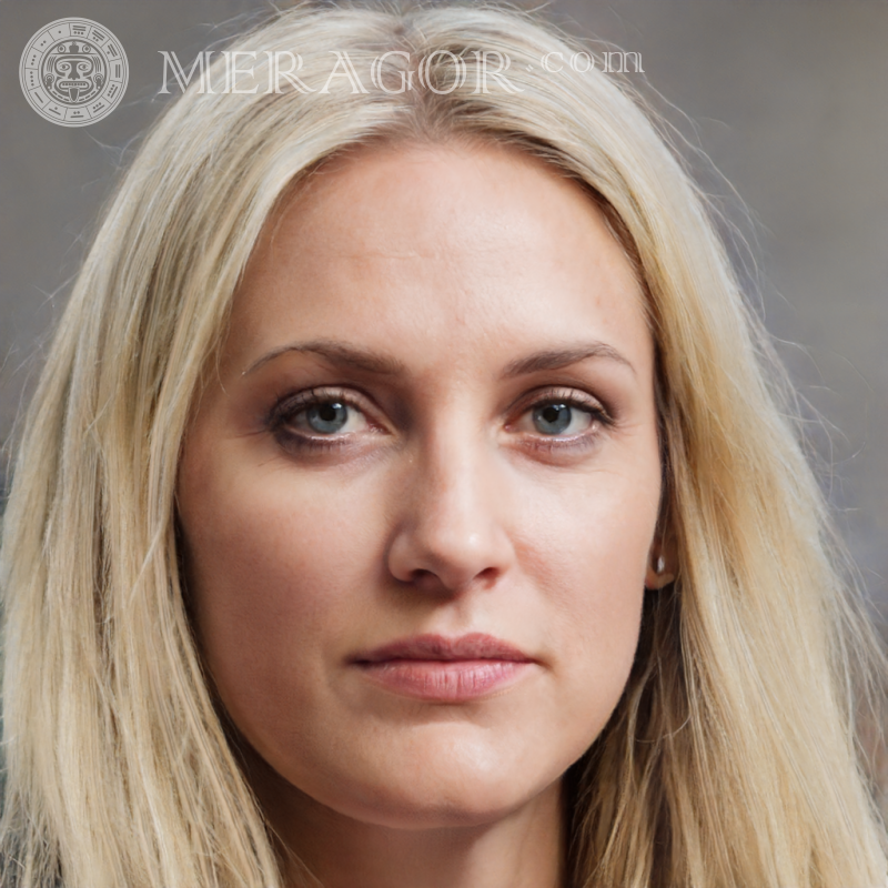 Foto de uma mulher escandinava para foto de perfil Suecos Europeus Alemães