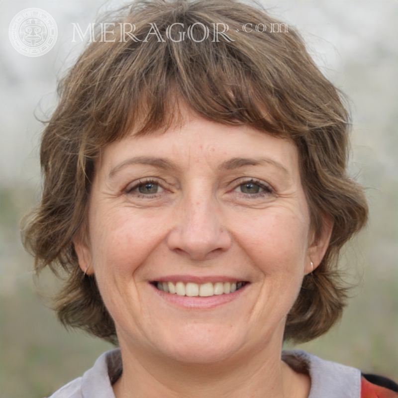 English faces of women photo for registration British Europeans Women