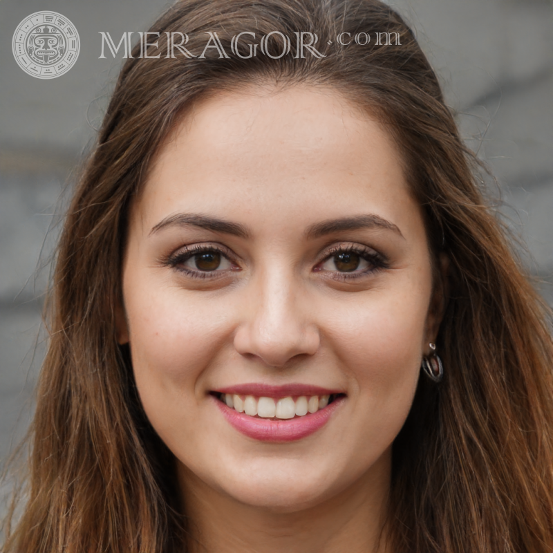 Catalogue avec les visages des filles portugaises Espagnols Européens Italiens