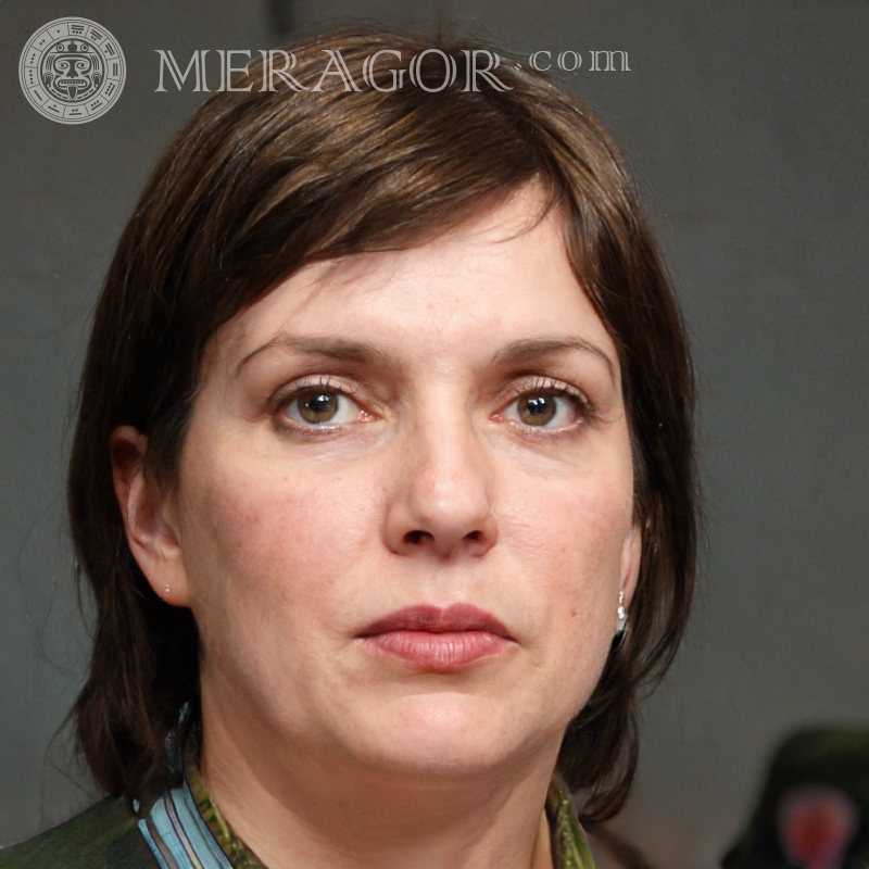 Woman healthy face aged Russians Ukrainians Women