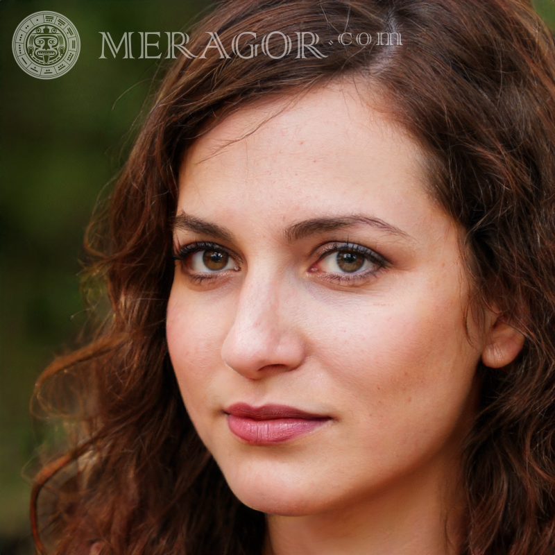 Userpic de rosto feminino para avatar Brasileiros Mulheres Pessoa, retratos