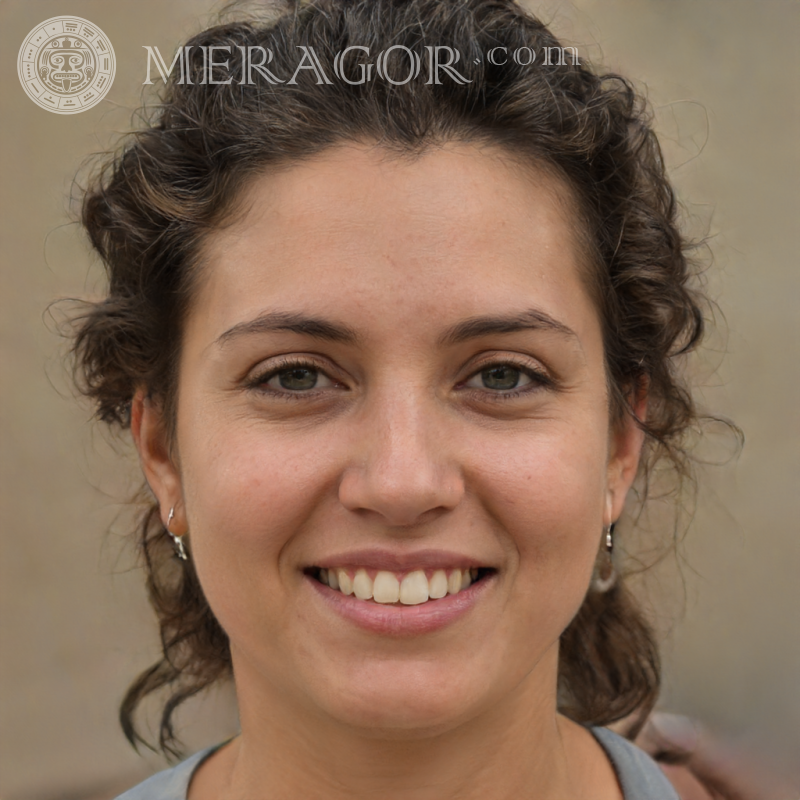 Bilder auf einem Konto für eine Frau Brasilianer Frauen Gesichter, Porträts