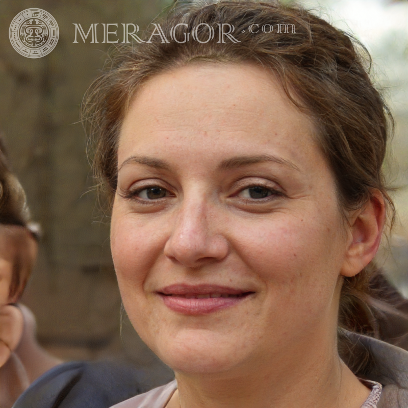 Service zum Erstellen weiblicher Gesichter Meragor Briten Europäer Frauen