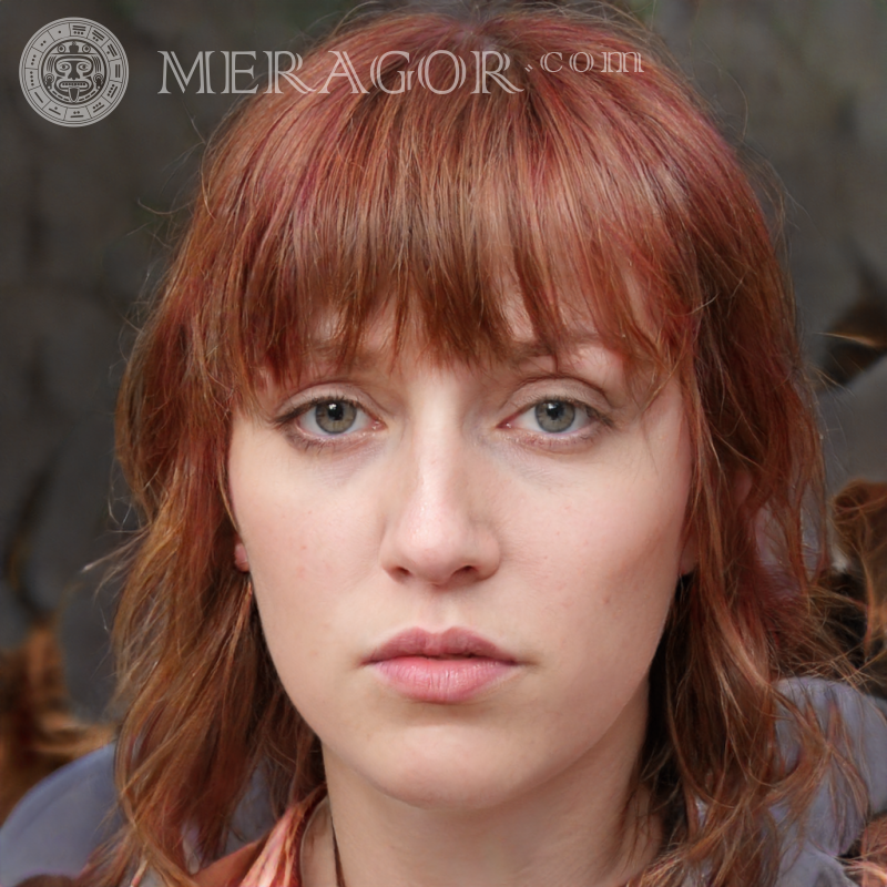Women's pictures for the avatar of redheads British Europeans Women