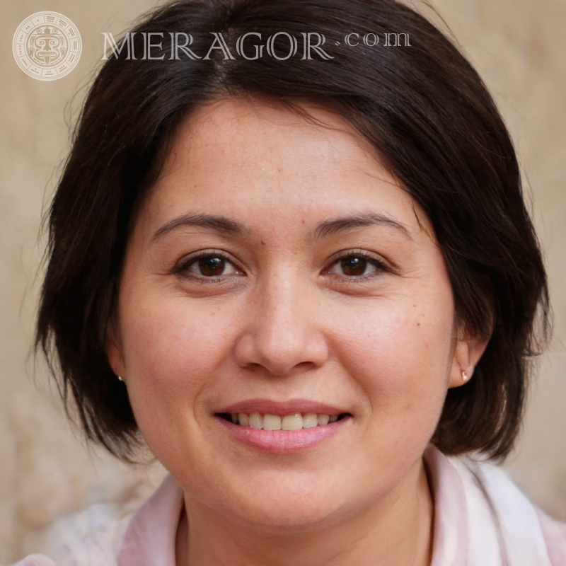 Einfache weibliche Avatare zur Registrierung Mexikaner Frauen Gesichter, Porträts