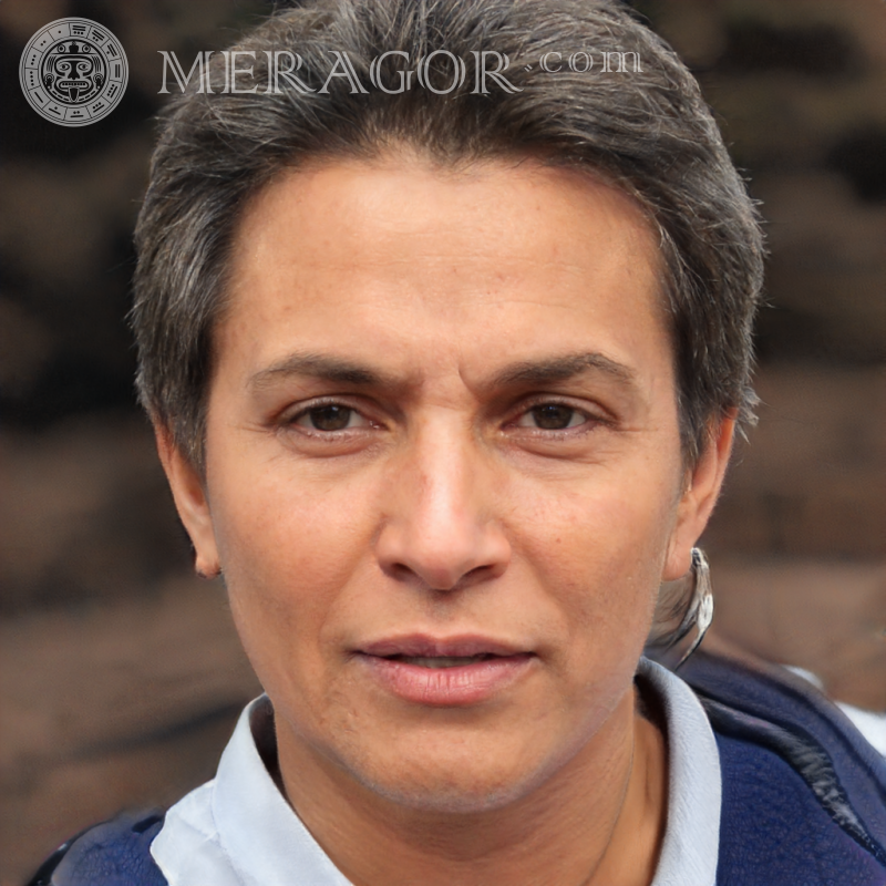 Katalog mit weiblichen Avataren Mexikaner Frauen Gesichter, Porträts