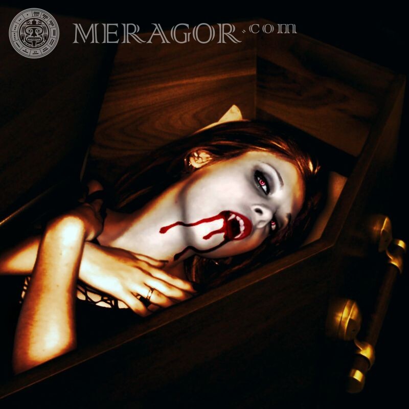 Télécharger l'avatar de fille avec des vampires Vampires