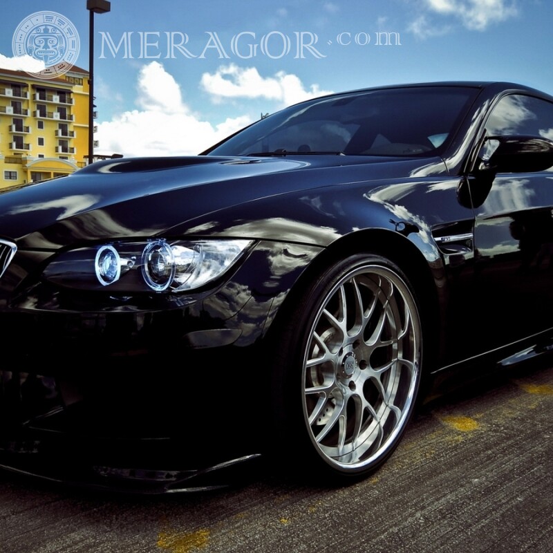 Téléchargez la photo de la voiture BMW sur Instagram Les voitures Transport