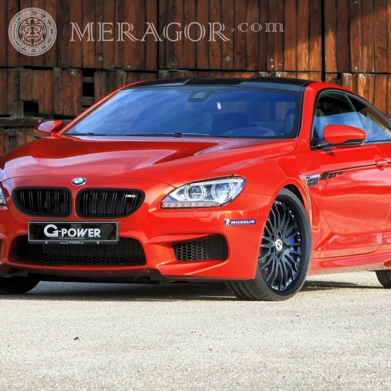 Descargar la imagen del coche BMW a blogger Autos Rojos Transporte