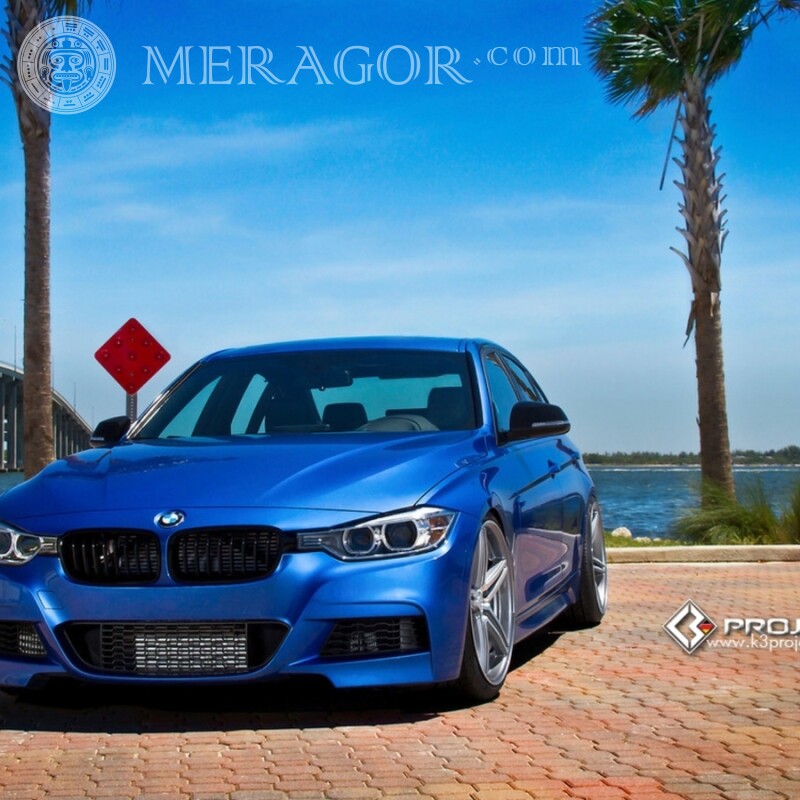 Авто BMW фотографія на аватар хлопцеві ТікТок Автомобілі Синій Транспорт