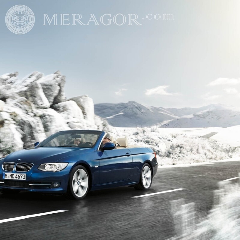 Foto do carro BMW no avatar do Telegram Carros Transporte