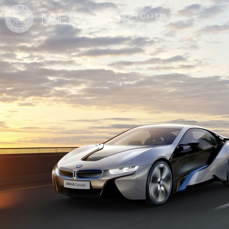 Baixe na foto do avatar de um carro BMW para um cara Carros Transporte