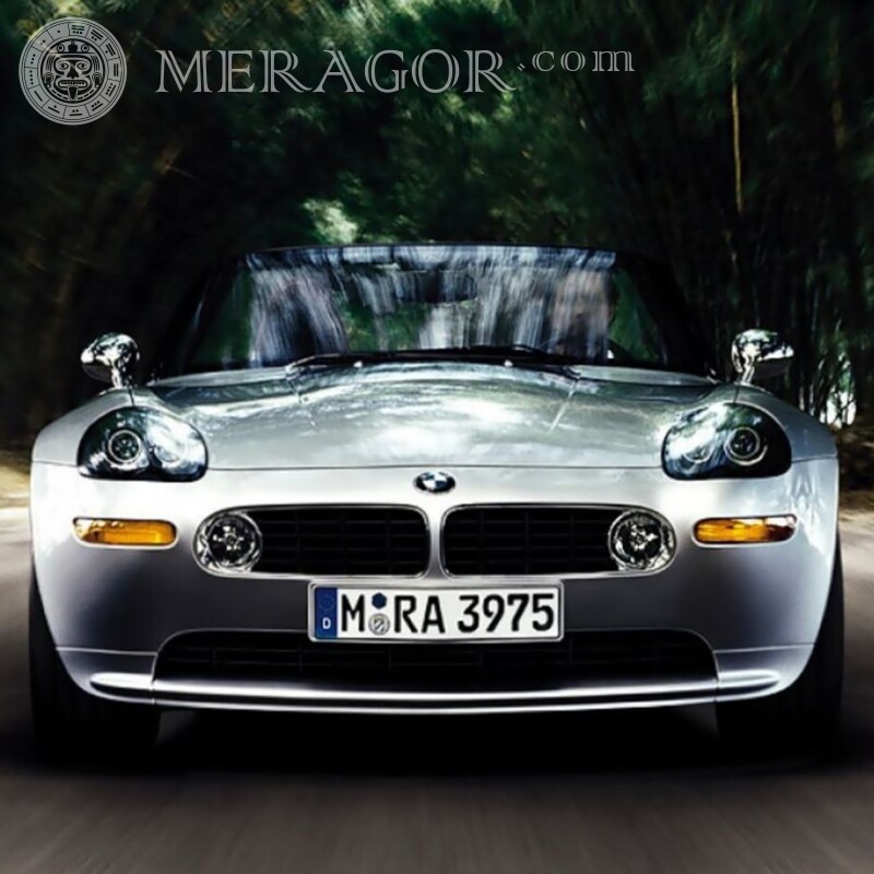 Download on avatar a photo of a BMW car for a man Cars Transport