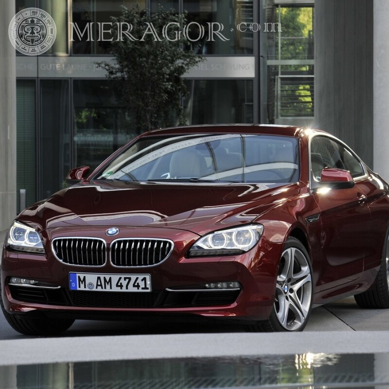 Descargar la imagen del coche BMW en la página Autos Rojos Transporte