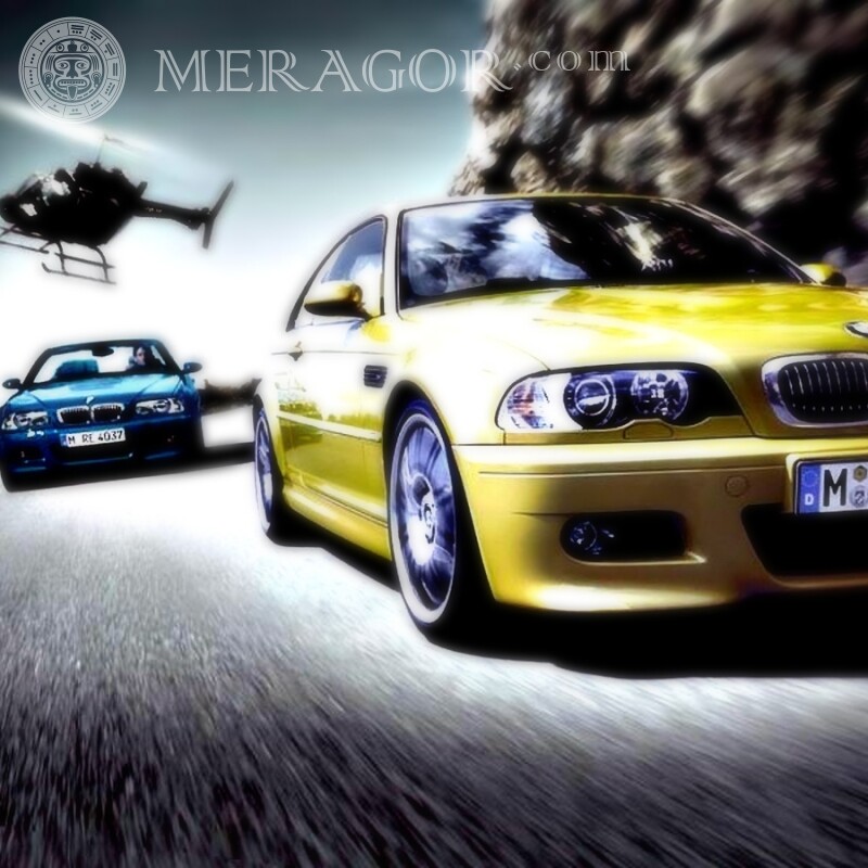 BMW Auto Bild auf Avatar Instagram herunterladen Autos Transport