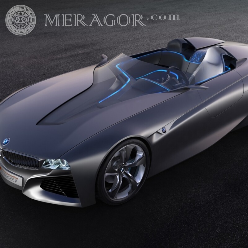 Téléchargez l'image BMW sur un avatar pour un mec sur Instagram Les voitures Transport