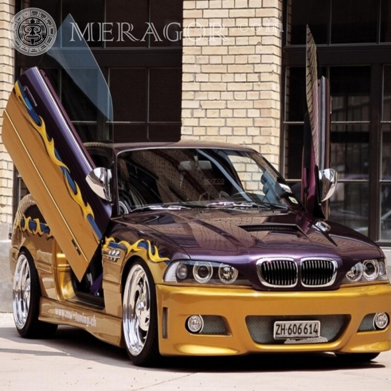 Спортивний BMW фото на аватар для хлопців Автомобілі Транспорт