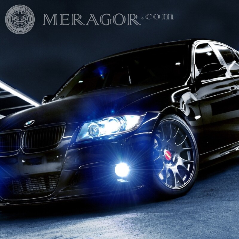 Baixar avatar foto BMW para cara no Instagram Carros Azul Transporte