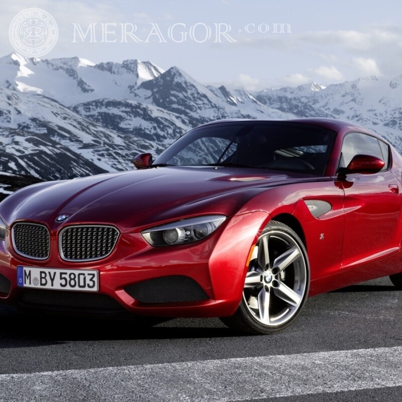 Download BMW avatar photo for girl Cars Reds Transport
