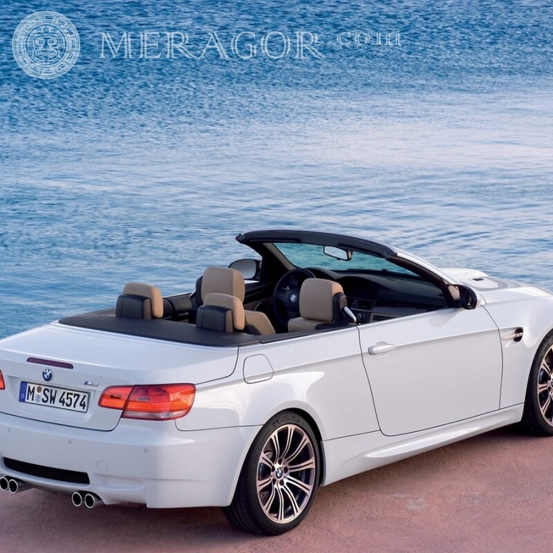 Photo d'une voiture BMW sur un avatar télécharger un gars sur un profil Les voitures Transport