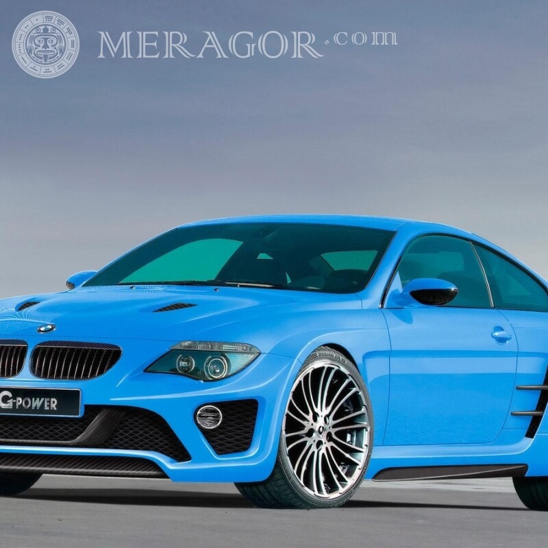 Descarga de fotos de BMW a un blogger Autos Azules Transporte