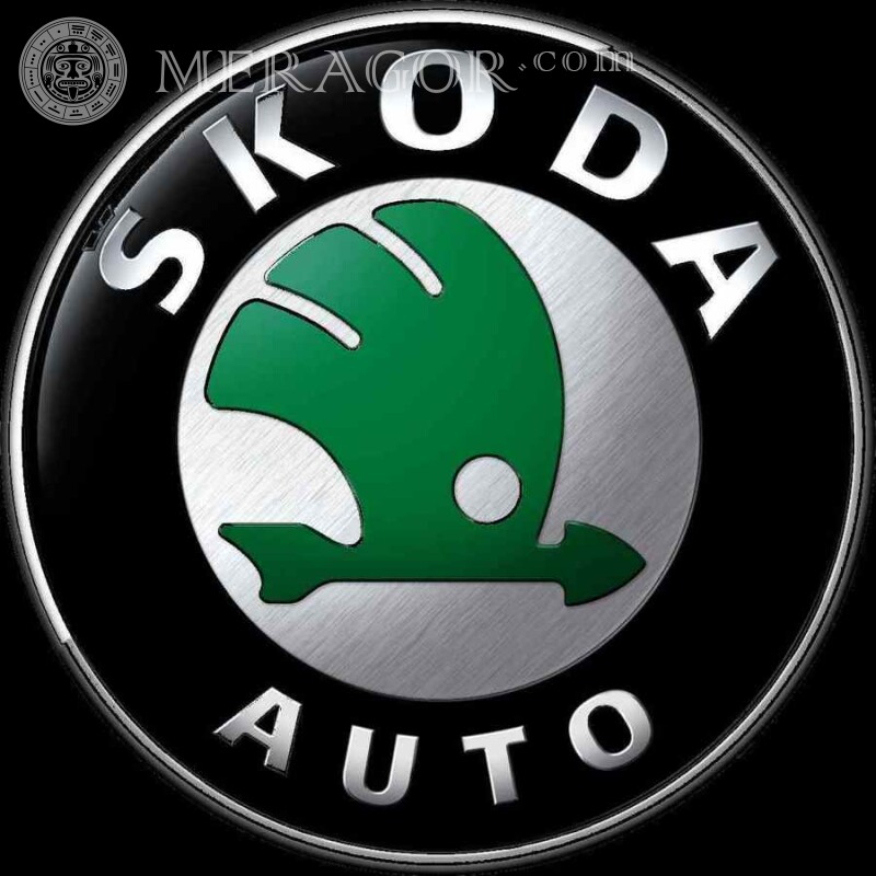 Значок Шкода скачати на аватарку Емблеми автомобілів Автомобілі Логотипи
