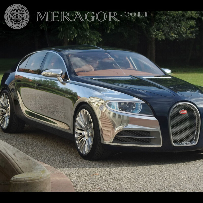 Laden Sie das Bugatti-Foto für das Profilbild des Mannes auf TikTok herunter Autos Transport