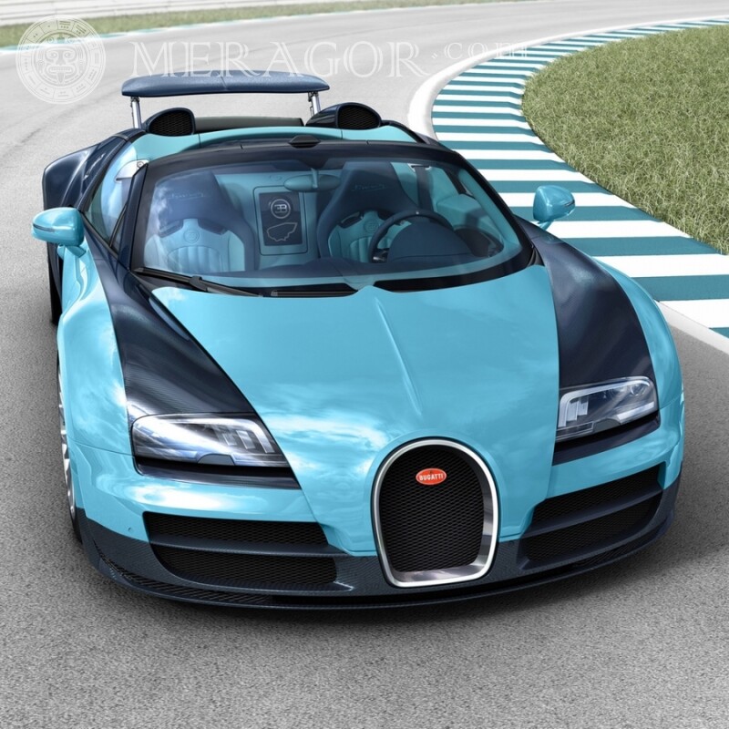 Фото Bugatti скачать на аву для парня Автомобили Транспорт