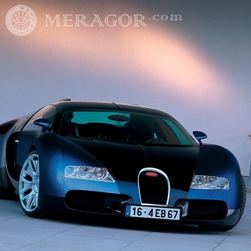 На аву скачать фото Bugatti для парня Автомобили Транспорт