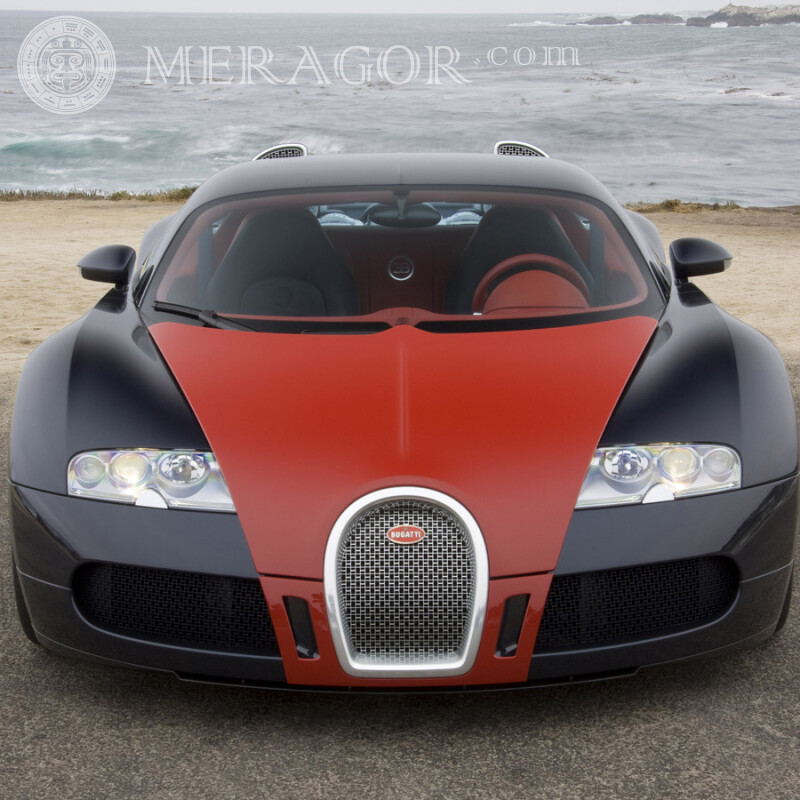 Photo d'avatar Bugatti à télécharger pour le gars sur la couverture Les voitures Transport