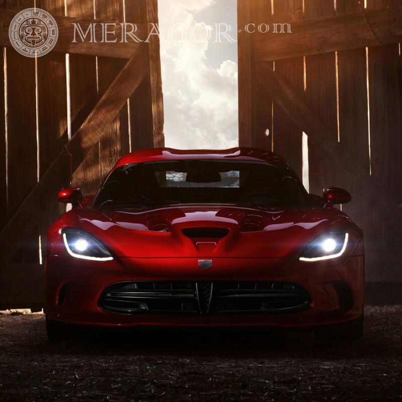 Авто Dodge фотографія Автомобілі Червоні Транспорт