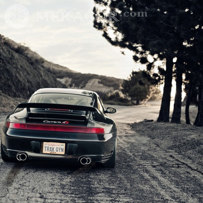 Téléchargez la photo Porsche pour la photo de profil Les voitures Transport