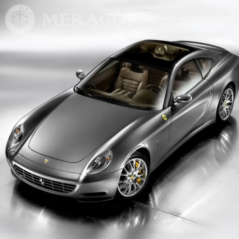Завантажити фотографію Ferrari на аватарку багатому чоловікові Автомобілі Транспорт
