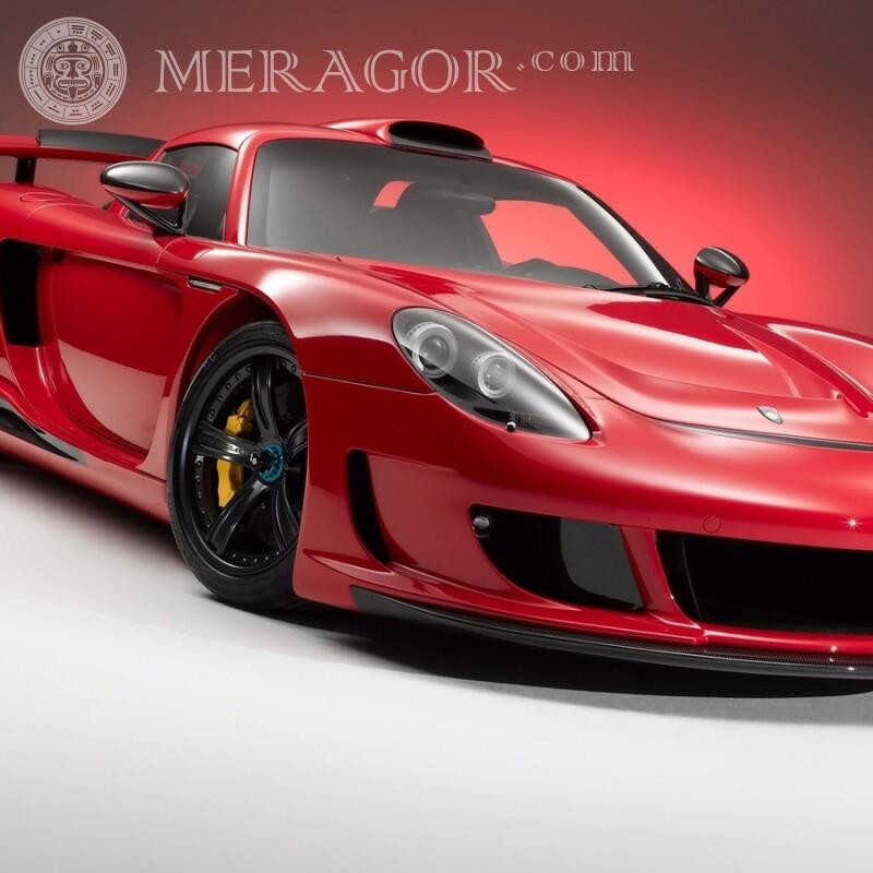 Descarga de imágenes de Ferrari para avatar de hombre en WatsApp Autos Rojos Transporte
