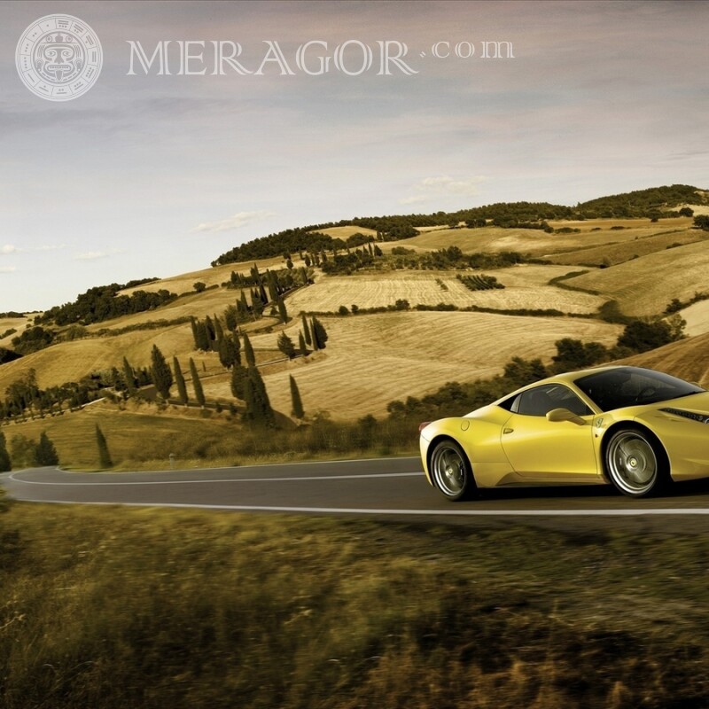 На аватарку фото Ferrari скачать Автомобили Транспорт