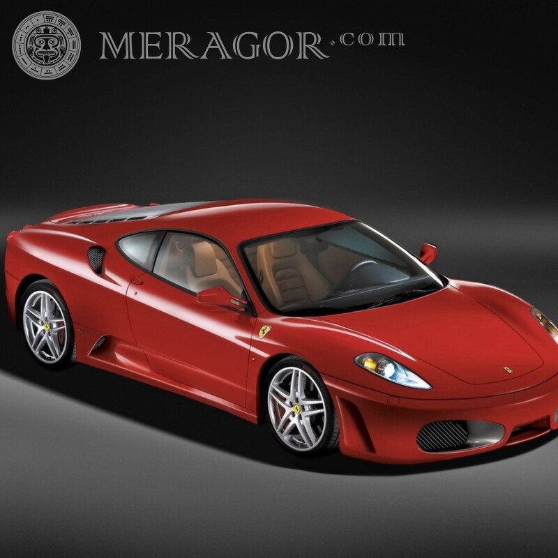Imagen de descarga rápida del avatar de Ferrari Autos Rojos Transporte