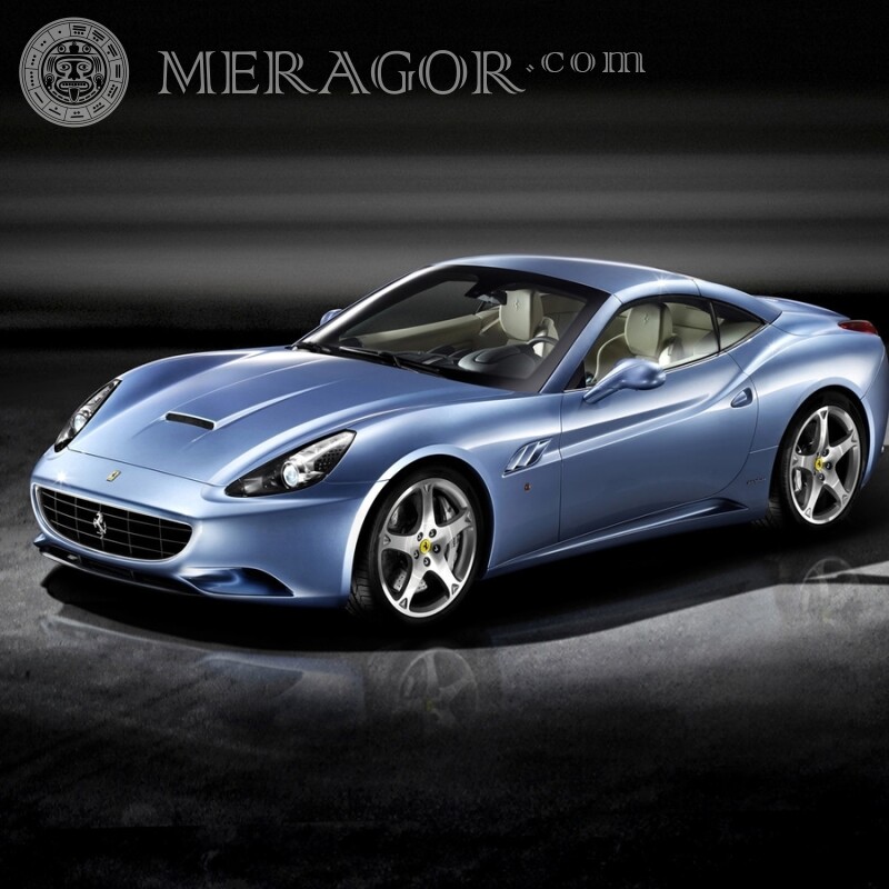 Baixe a foto do carro da Ferrari na página do avatar Carros Transporte