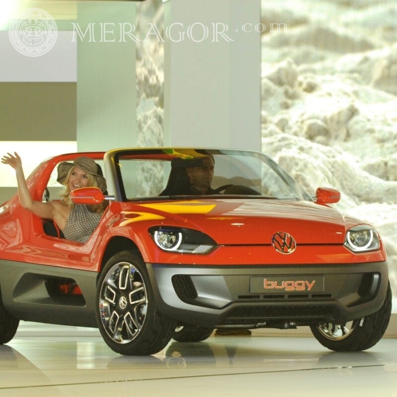 Personas en Volkswagen descargar foto Autos Rojos Transporte