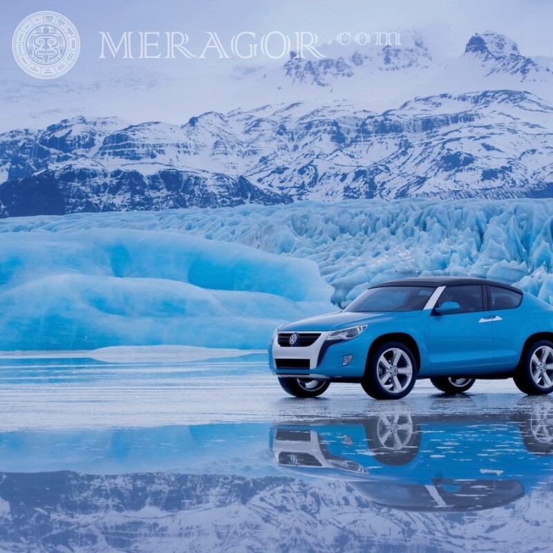 Аватарка ВатсАпп роскошный Volkswagen скачать фото Carros Transporte