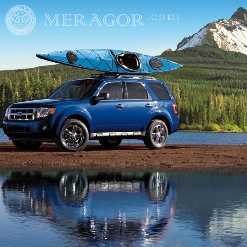 Blue Ford SUV Foto auf Ihrem Profilbild herunterladen Autos Transport