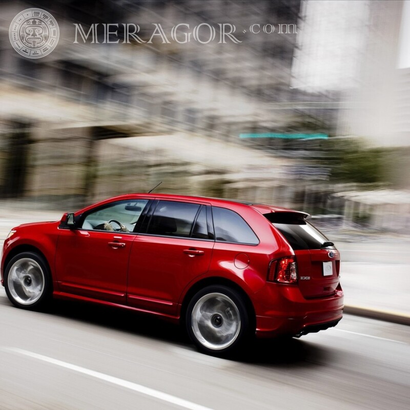 Baixe uma foto para sua foto de perfil de um Ford vermelho legal para uma menina Carros Transporte