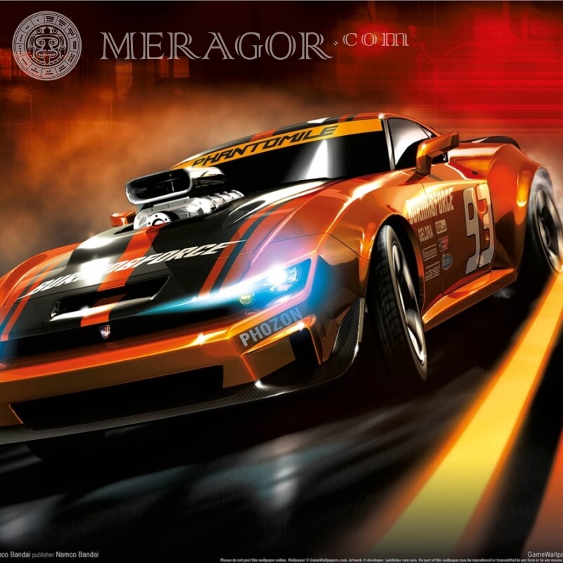 Imagem de carro de corrida para download de imagem de perfil Todos os jogos Carros Raça