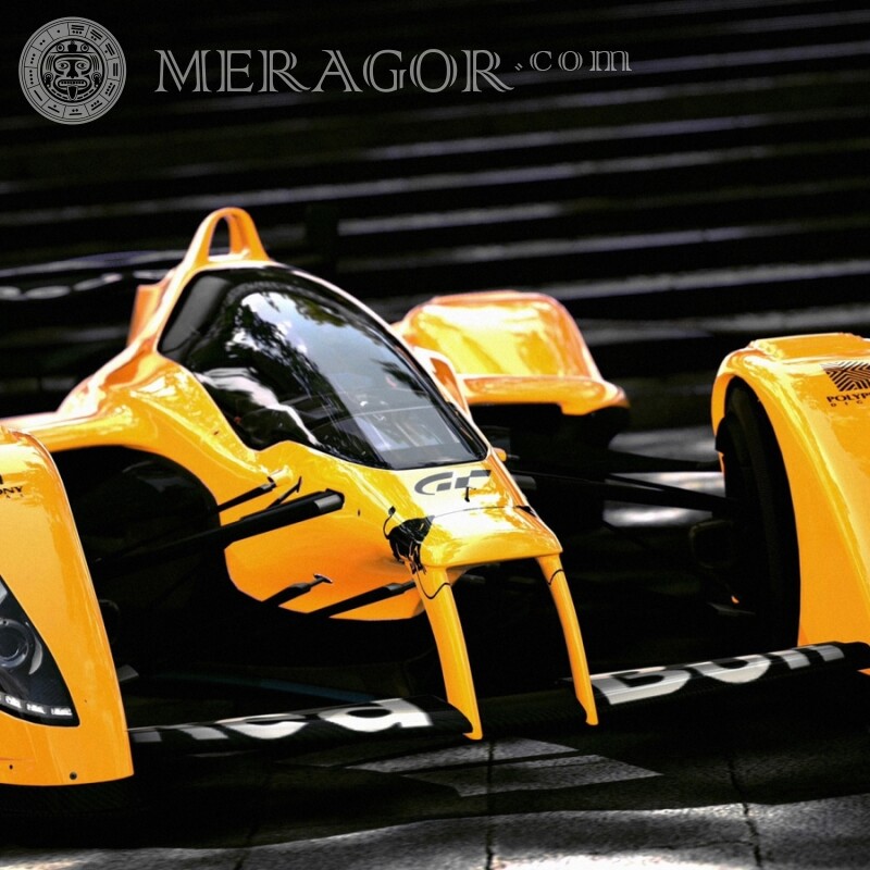 Precioso coche de carreras descarga una foto en tu foto de perfil para YouTube Carrera Autos Transporte