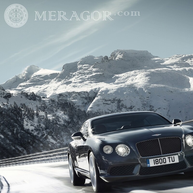 Télécharger la photo pour l'avatar gratuitement pour une voiture de gars dans les montagnes Les voitures Transport