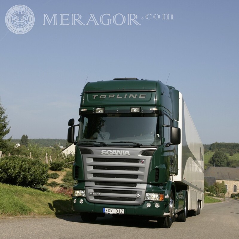 Фото на аватарку в ВК роскошный грузовик Autos Transporte