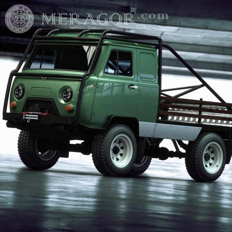Photo on your Instagram profile picture of a wonderful UAZ Cars Transport