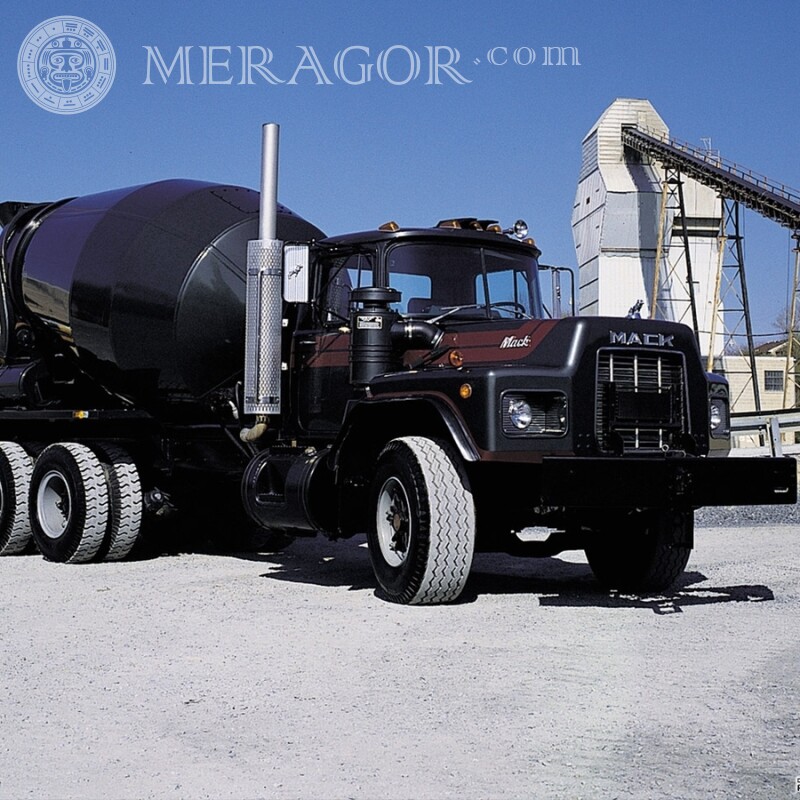Photo on your Instagram profile picture of a cool concrete truck Cars Transport