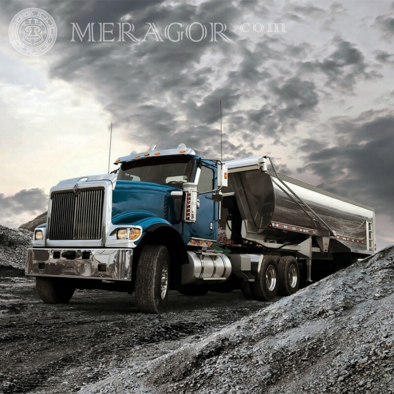 Крутое фото на аватарку для ВК улетный грузовик Autos Transporte