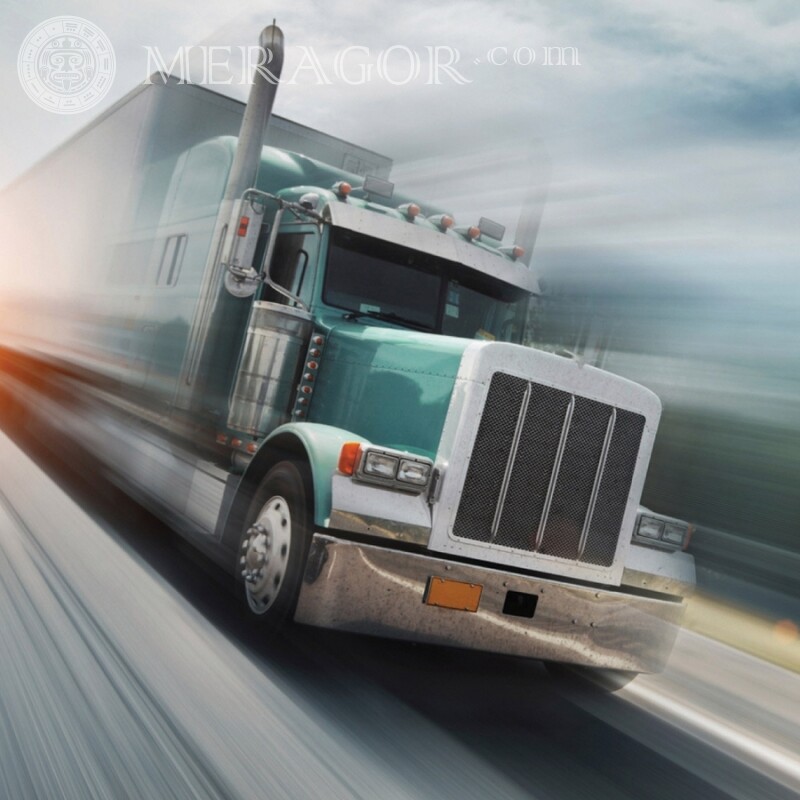 Крутое фото на аватарку для Ютуба клевый грузовик Автомобілі Транспорт