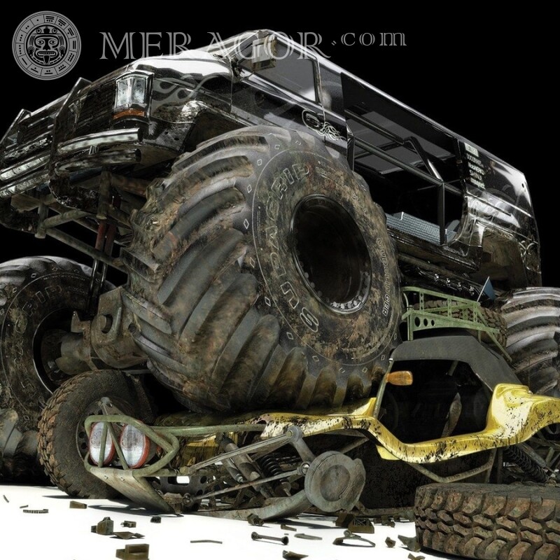Cool picture from MotorStorm on the avatar for WatsApp luxury truck All games